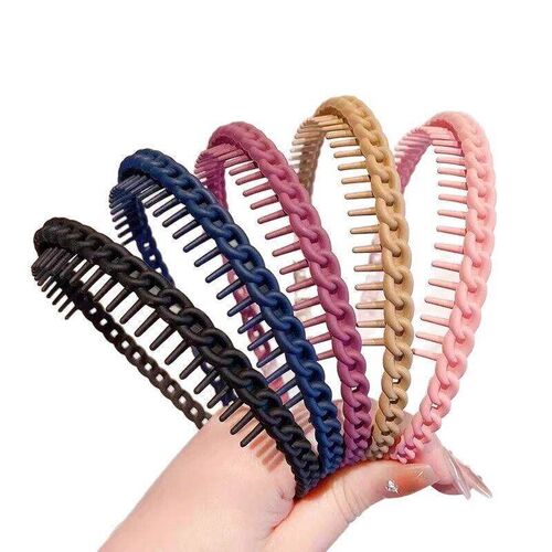 2025 New Style Fringe-specific Anti-slip Toothed Hairband fo