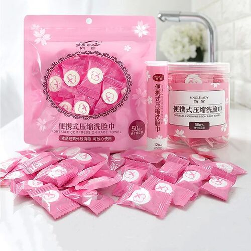 Disposable Cotton Towel Portable Travel Compressed Face Towe