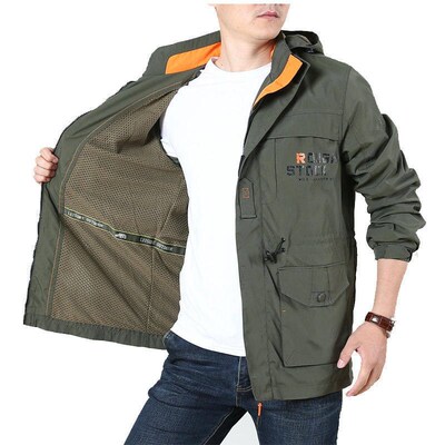 Outdoor Assault Suit Winter Plush Thick Mens Coat Windproof