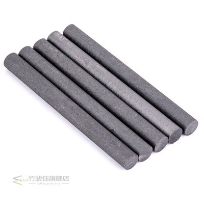 5pcs Black Carbon Rod  99.99% Graphite Electrode Cylinder Ro