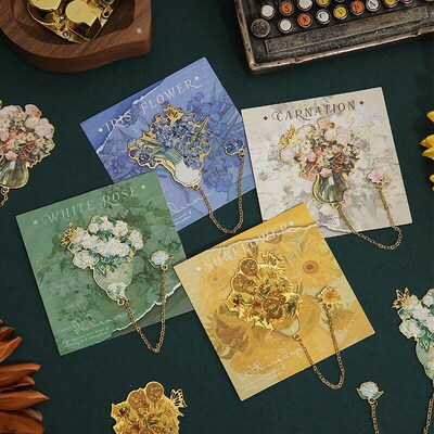 Bookmarks Bouquet Bookmarks Holiday gift bookmarks for