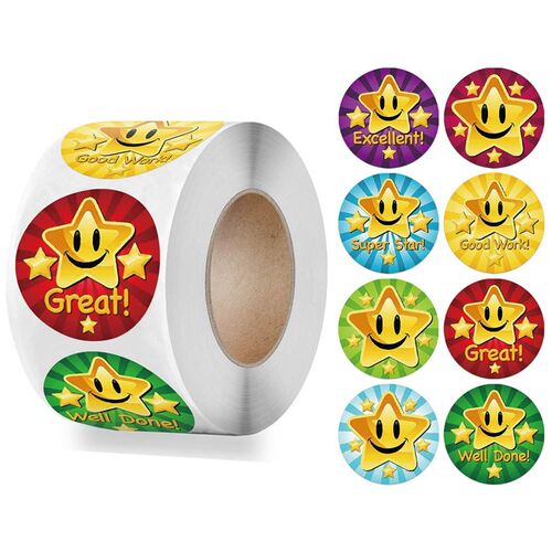 50-500pcs Children Reward Stickers Creative School Supplies