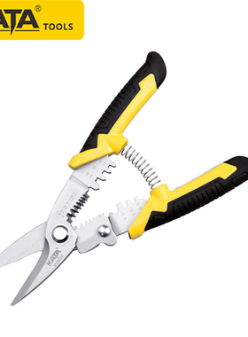 锴达  KT  电子剪8英寸剥线钳剪线压接钳多功能线槽剪 KT28102