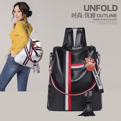 WHITE BLA Bags For Women 2021 New Fashion Zipper Ladies Back