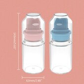 Bottle Oil with Brush Bar Portable Dispenser Silicone