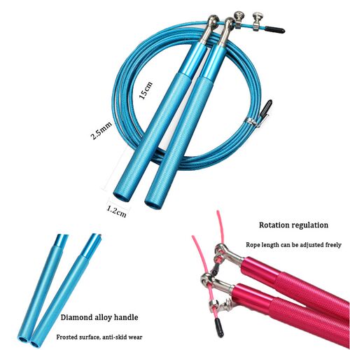 Speed Jump Rope Crossfit Men Women Kids Skipping Rope Gym Wo