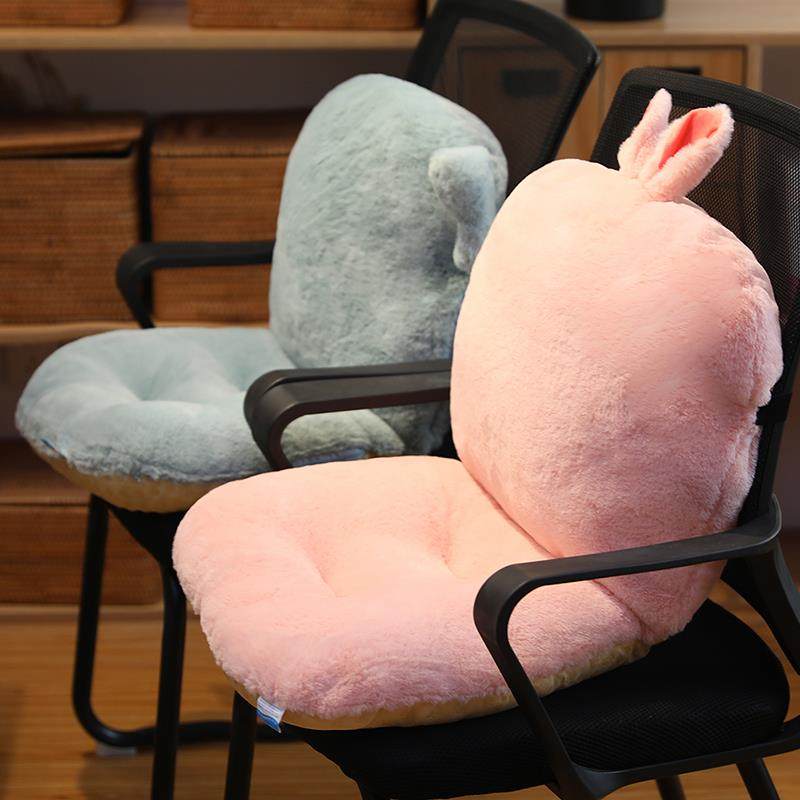 藤椅坐垫靠背一体护腰椅子垫靠垫椅垫办公室久坐垫子屁垫冬季加厚,居家布艺,腰靠垫,淘宝优惠券,粉丝福利购,淘宝优惠卷