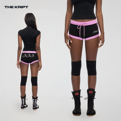 THEKRIPTY2K千禧风印花短裤女