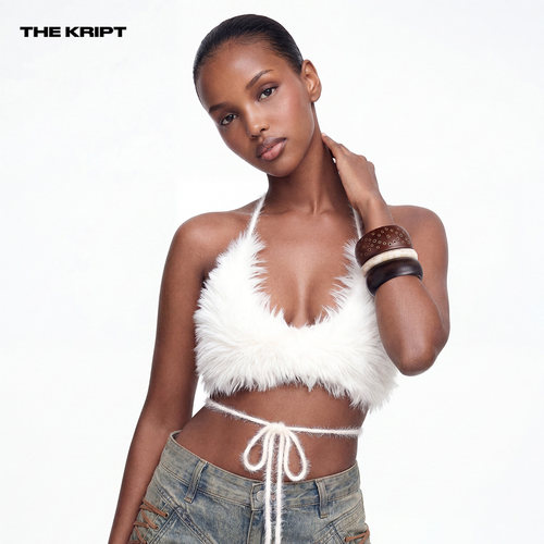 THEKRIPT欧美辣妹风挂脖背心