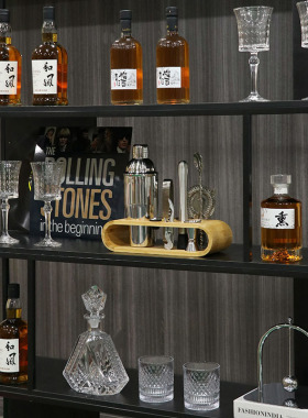 酒柜装饰品样板间仿真酒摆件橱柜展厅酒具酒杯软装餐厅陈设