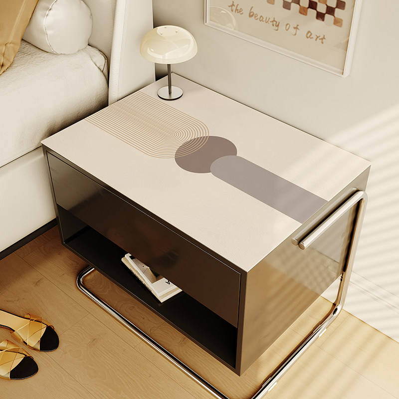 侘寂风床头柜垫罩pvc防水防油皮革桌垫防尘盖布书桌桌面桌布防滑,居家布艺,桌布,淘宝优惠券,粉丝福利购,淘宝优惠卷