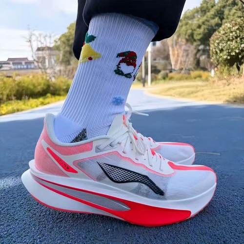 飞电6C碳板跑鞋男秋冬学生大童竞速减震跑步超轻马拉松运动鞋