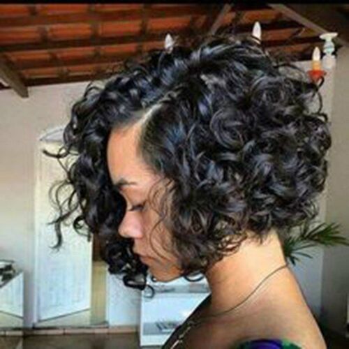 Short Afro Curly Bob Red Wine for WomenAfro Curly Bob Red Wi