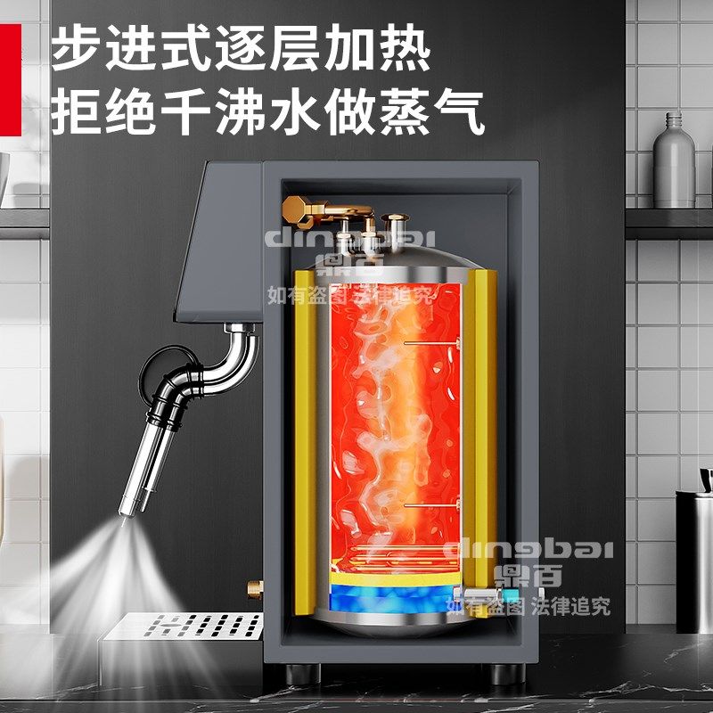 鼎百蒸汽奶泡机商用步进式电热开水机餐厅吧台奶茶店不锈钢加热器,厨房电器,开水机/开水箱/蒸汽奶泡机,淘宝优惠券,粉丝福利购,淘宝优惠卷