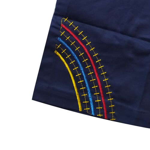 Colorful Embroidery African Mens Shirts Fashion Round Colla