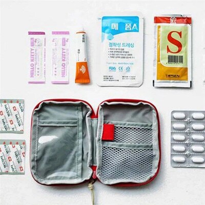Cute Mini Portable Medicine Bag First Aid Kit Medical Emerge