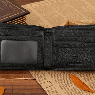 Men Zipper Crocodile Wallet Leather Small Genuine Skin 100%