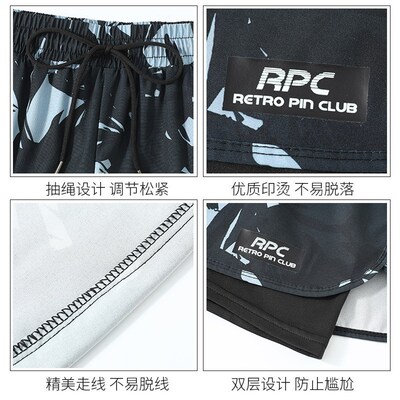 Adult swim trunks mens flat angle swimsuits and swim trunks