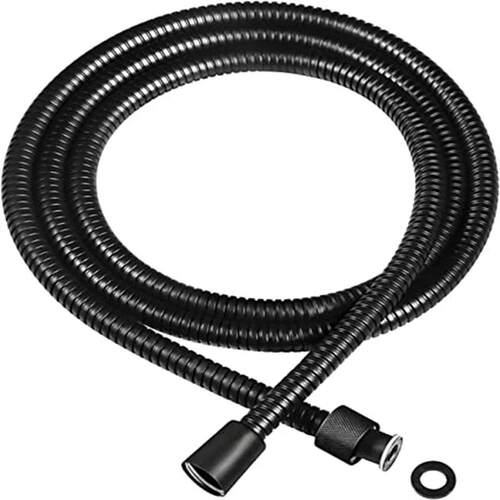 1.5/2M Black SUS 304 Flexible Shower Hose Long Bathroom Show