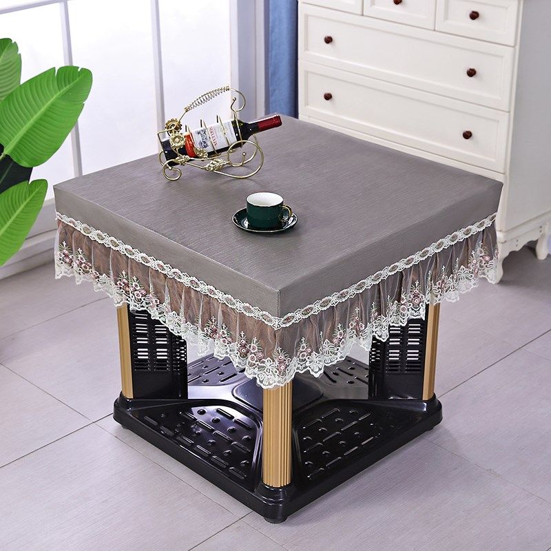 烤火桌皮罩防水防油防烫加厚电炉罩取暖罩桌布正方形电炉桌子罩,居家布艺,烤火罩,淘宝优惠券,粉丝福利购,淘宝优惠卷