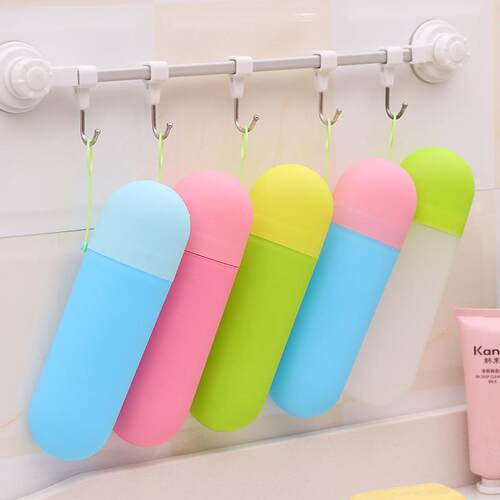 Portable Travel Hiking Camping  Toothpaste Toothbrush Holder