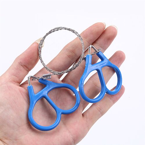 Outdoor Manual Hand Steel Wire Saw Survival Tools Hand Chain