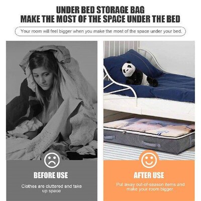 Foldable Under Bed Storage Bag Clothes Storage Bags with