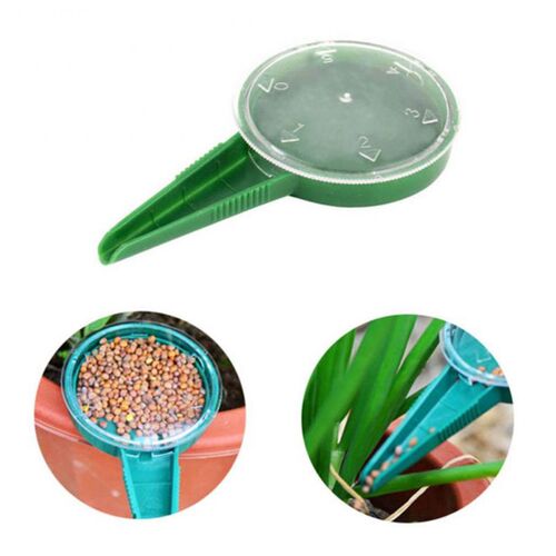 Home gardening seed seeder with 5-speed adjustable flower a