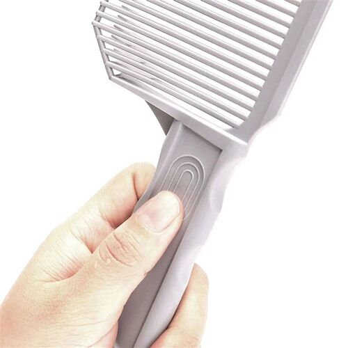 Men Barber Flat Top Fading Comb White Professional Hair Styl