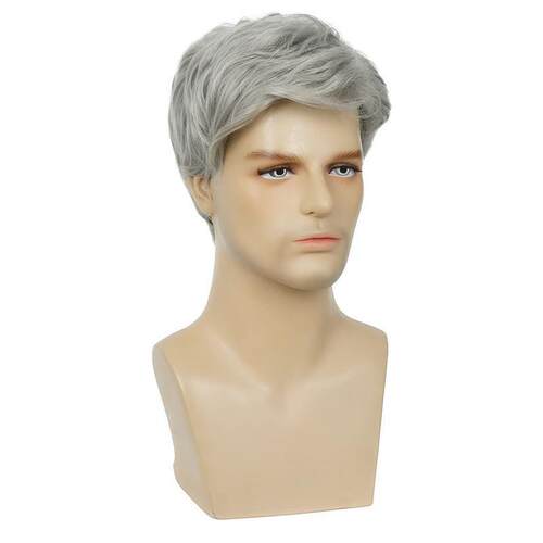 Mens wig handsome fluffy short hair 男假发帅气蓬松短发