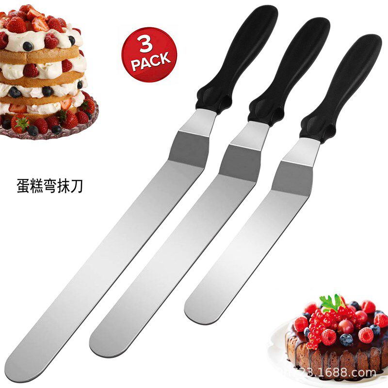 Spatula set baking cream cake scraper baking tool 奶油抹刀 - 实物图