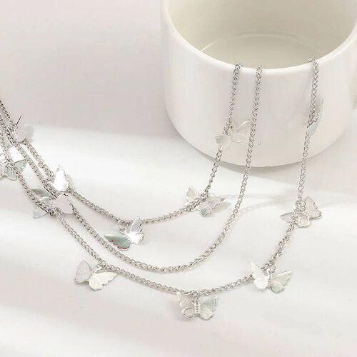 Women Pants Chain Multi Layer HipHop Keychain Trousers Jewel
