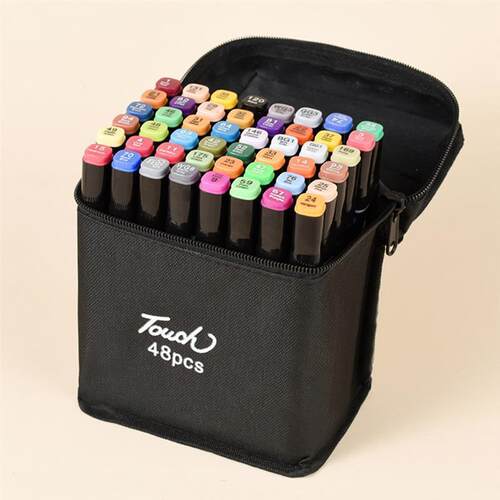 Marker pen 100 color suit animation cartoon 48 color touch a