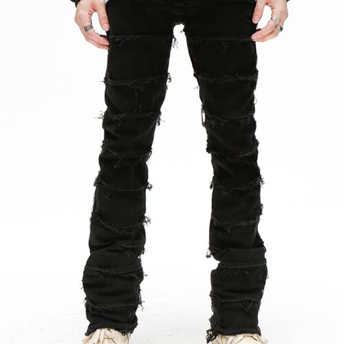 Liu Su Slimming Men Jeans Fashion Hip -Hop Sreet Clothing Sl