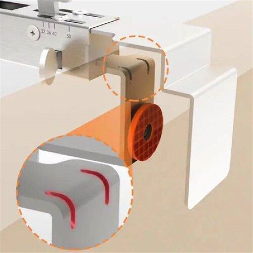 Fast Press Drawer Clamp, Panel Adjustable Telescopic