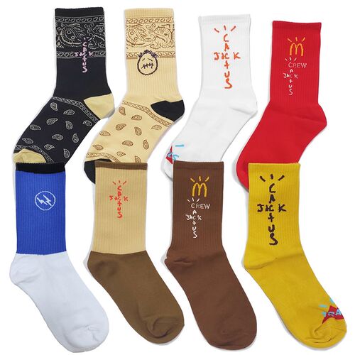 Men socks Travis Scott Skate Crew Socks Men Sport Travis Sco