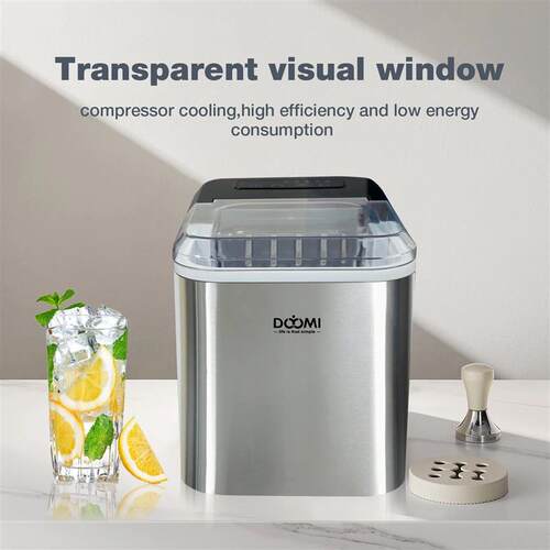 26.5 Pounds Daily Capacity High-Efficiency Ice Maker - Quick