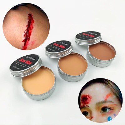 Scar Wax Kit Fake Molding Wound Skin Wax Special Effects Bod