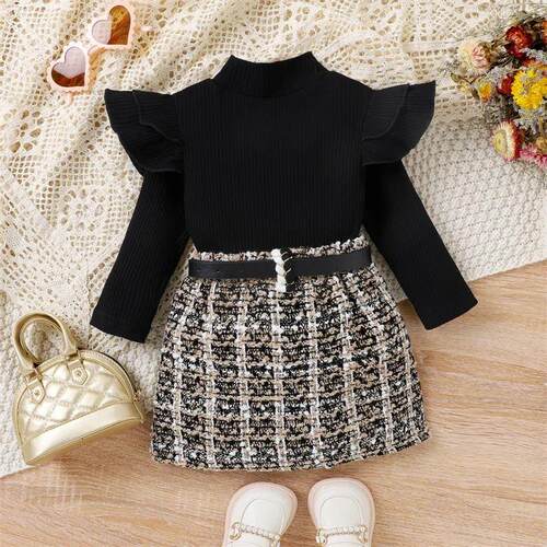 ma&baby 6M-5Y Toddle Infant Kid Baby Girl Clothes Sets Knit