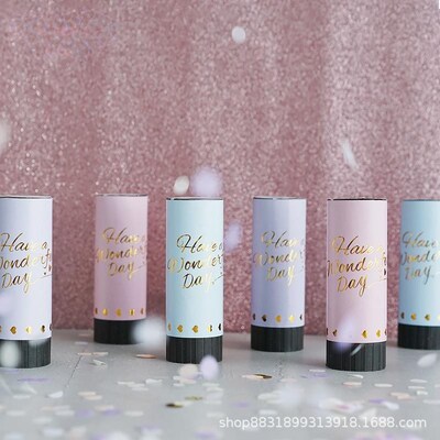 2 pcs Confetti Party Popper Cannon Handheld Fireworks0