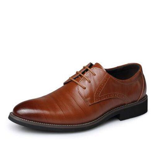 Mens oxford business formal dress leather flat shoes男皮鞋