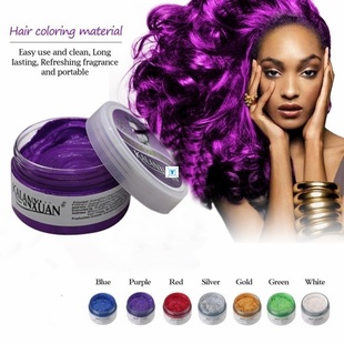 Fashion Temporary Color Dye Mud Salon Hair Wax Cream