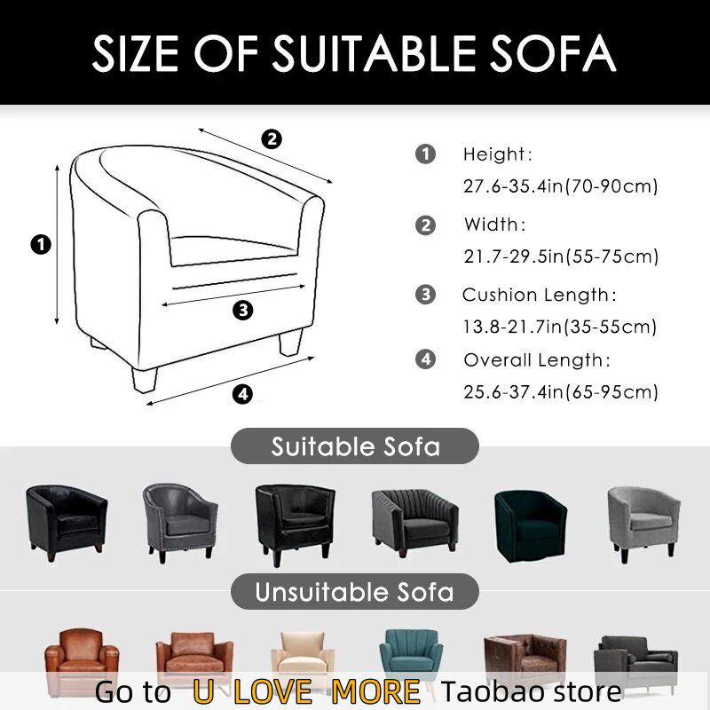 Solid Color Spandex Sofa Cover Relax Stretch Single Seater图片