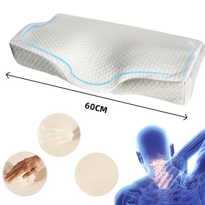 Orthopedic Pillow Memory Foam Slow Rebound Neck Pillows 枕头