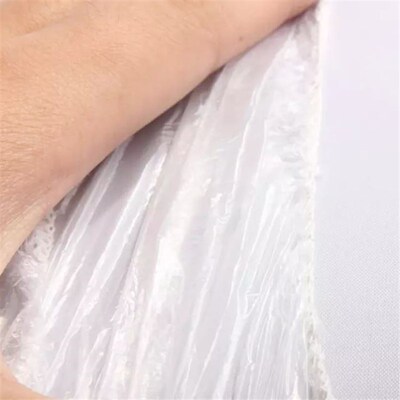 100pcs Disposable Shower Caps Hat Clear Bathing Shower Cap