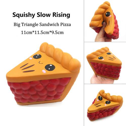 New Fashion Jumbo Cute Popcorn Cake Hamburger Squishy Slow R