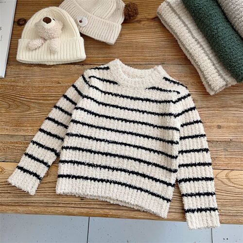 Stylish Striped Sweater for Boys 05 Cute Winter Clothing AY3