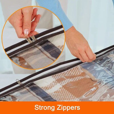 Under bed Storage Bag For Portable Foldable Quilt Bags Wardr