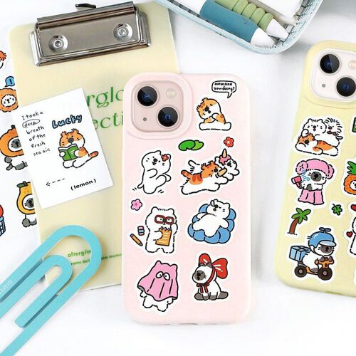 Mr. Paper 4 Style 2 Pcs/ Pack Synthetic Paper Self-Adhesive