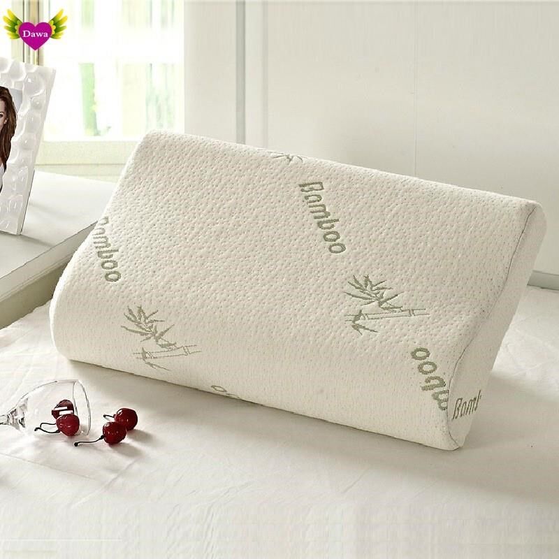 Bamboo Memory Foam Orthopedic Pillow 竹纤维记忆保健护颈枕头